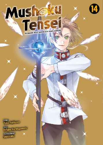 Buchcover und Innenansicht für das Buch: Mushoku Tensei - In dieser Welt mach ich alles anders 14