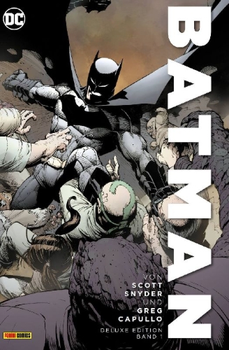 Buchcover und Innenansicht für das Buch: Batman von Scott Snyder und Greg Capullo (Deluxe Edition)