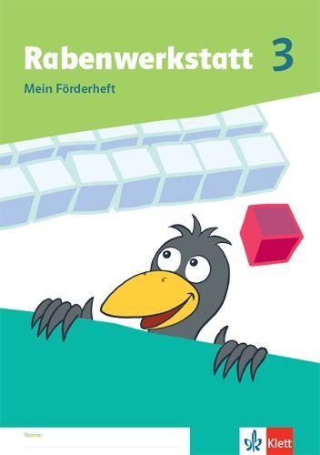 Buchcover und Innenansicht für das Buch: Rabenwerkstatt 3. Mein Förderheft Klasse 3