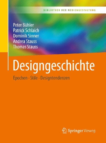 Buchcover und Innenansicht für das Buch: Designgeschichte
