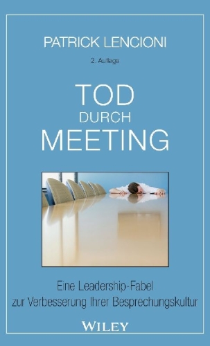 Buchcover und Innenansicht für das Buch: Tod durch Meeting