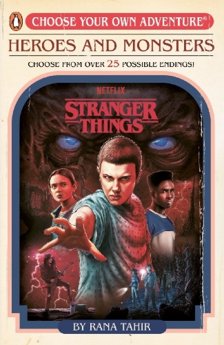 Buchcover und Innenansicht für das Buch: Stranger Things: Heroes and Monsters