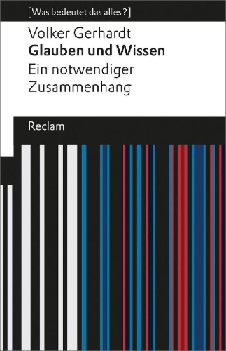 Buchcover und Innenansicht für das Buch: Glauben und Wissen