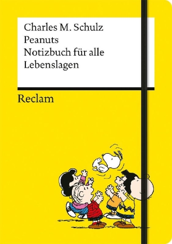 Buchcover und Innenansicht für das Buch: Peanuts. Notizbuch für alle Lebenslagen