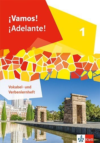 Buchcover und Innenansicht für das Buch: ¡Vamos! ¡Adelante! 1. Vokabel- und Verbenlernheft 1. Lj.