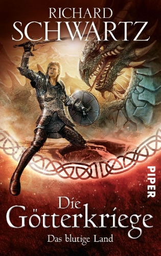Buchcover und Innenansicht für das Buch: Die Götterkriege 03. Das blutige Land