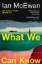 Buchcover und Innenansicht für das Buch: What We Can Know