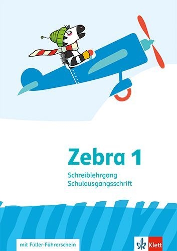 Buchcover und Innenansicht für das Buch: Zebra 1. Schreiblehrgang Schulausgangsschrift Klasse 1