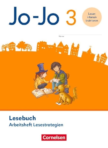 Buchcover und Innenansicht für das Buch: Jo-Jo Lesebuch 3. Schuljahr - Allgemeine Ausgabe 2024 - Arbeitsheft Lesestrategien
