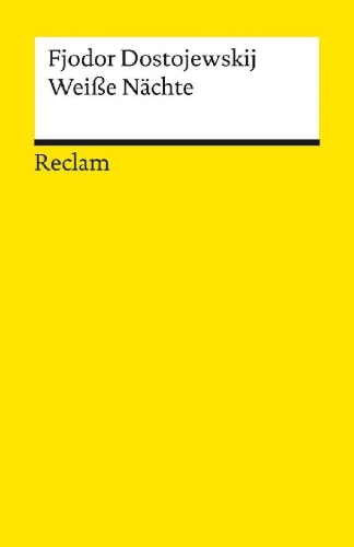 Buchcover und Innenansicht für das Buch: Weiße Nächte