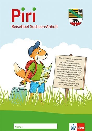 Buchcover und Innenansicht für das Buch: Piri 4 Sachunterricht. Arbeitsheft mit Reisefibel Klasse 4. Ausgabe für Sachsen-Anhalt
