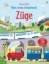 Buchcover und Innenansicht für das Buch: Mein erstes Stickerbuch: Züge