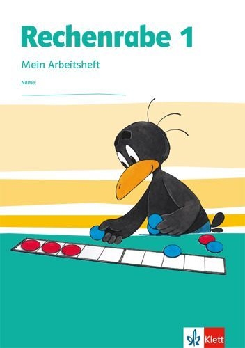 Buchcover und Innenansicht für das Buch: Rechenrabe 1. Arbeitsheft Klasse 1. Ausgabe Nordrhein-Westfalen ab 2018