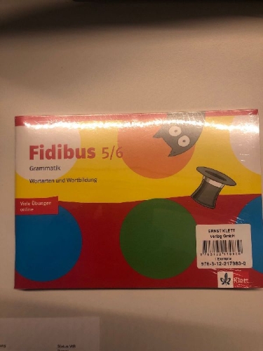 Buchcover und Innenansicht für das Buch: Fidibus Paket Grammatik. 3 Arbeitshefte Klasse 5/6