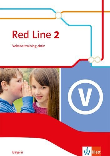 Buchcover und Innenansicht für das Buch: Red Line 2. Ausgabe Bayern. Vokabeltraining aktiv Klasse 6