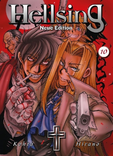 Buchcover und Innenansicht für das Buch: Hellsing Neue Edition 10