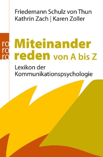 Buchcover und Innenansicht für das Buch: Miteinander reden von A bis Z