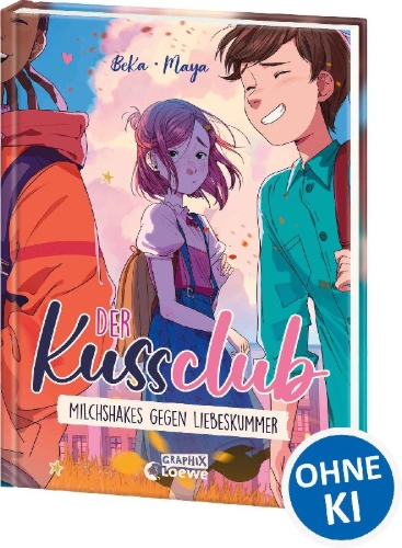 Buchcover und Innenansicht für das Buch: Coeur Collège - Chagrins d'amour (OT)
