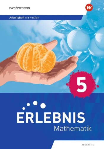 Buchcover und Innenansicht für das Buch: Erlebnis Mathematik - Ausgabe N 5. Arbeitsheft mit Lösungen