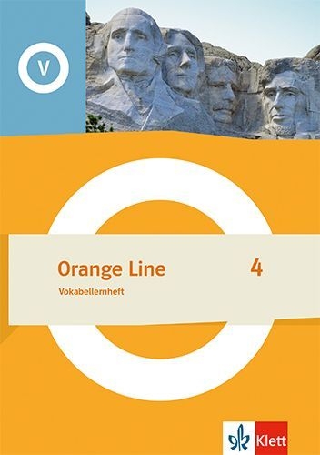 Buchcover und Innenansicht für das Buch: Orange Line 4. Vokabellernheft Klasse 8