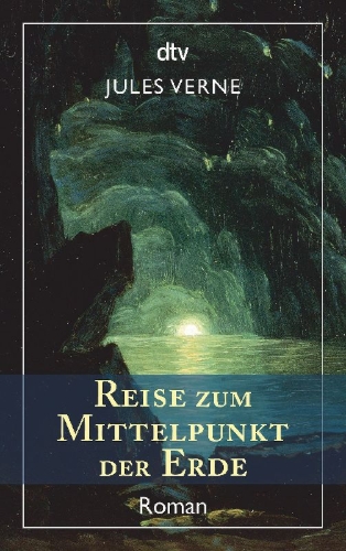 Buchcover und Innenansicht für das Buch: Voyage au centre de la terre (Paris 1864)