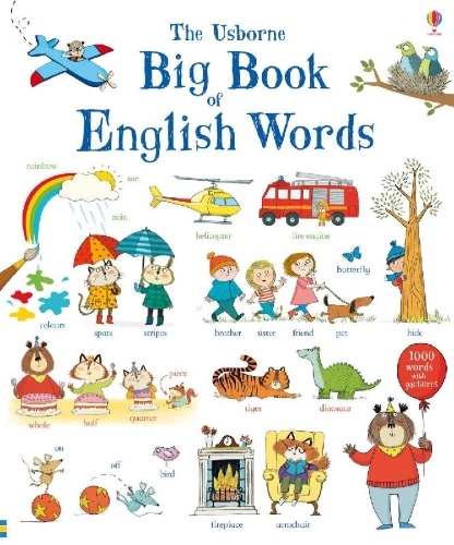 Buchcover und Innenansicht für das Buch: Big Book of English Words