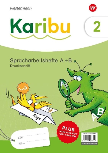 Buchcover und Innenansicht für das Buch: Karibu. Spracharbeitshefte 2 DS (Heft A): Verbrauch