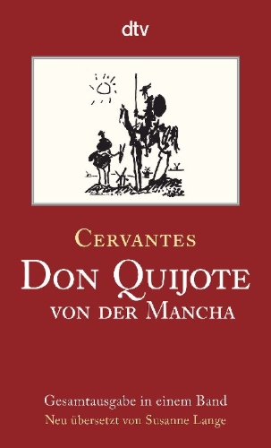 Buchcover und Innenansicht für das Buch: Don Quijote von der Mancha Teil 1 und 2