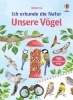 Buchcover und Innenansicht für das Buch: Ich erkunde die Natur: Unsere Vögel