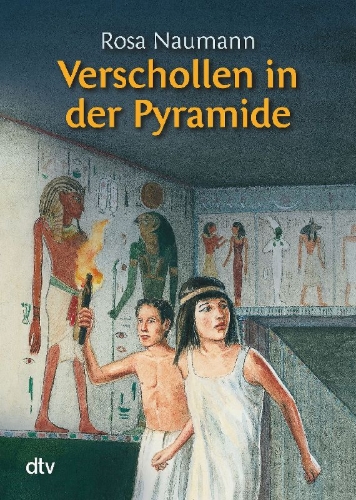 Buchcover und Innenansicht für das Buch: Verschollen in der Pyramide
