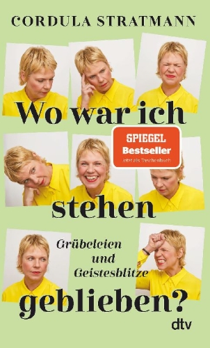 Buchcover und Innenansicht für das Buch: Wo war ich stehen geblieben?