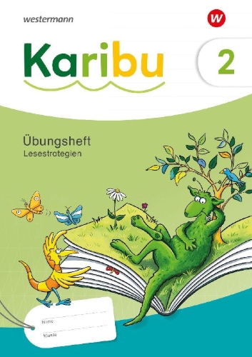 Buchcover und Innenansicht für das Buch: Karibu 2. Übungsheft Lesetraining  - Lesetraining und Lesestrategien