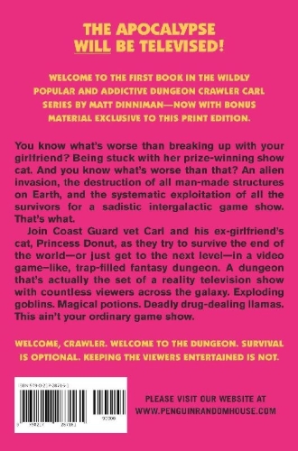 Buchcover und Innenansicht für das Buch: Dungeon Crawler Carl