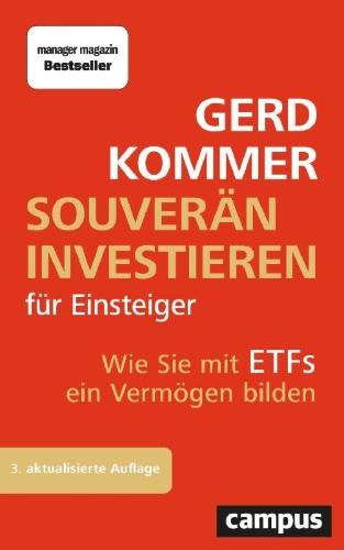 Buchcover und Innenansicht für das Buch: Souverän investieren für Einsteiger