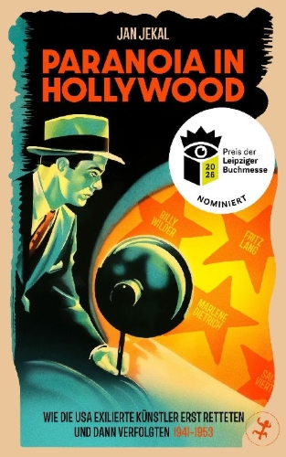 Buchcover und Innenansicht für das Buch: Paranoia in Hollywood