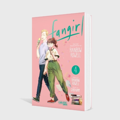 Buchcover und Innenansicht für das Buch: Fangirl: The Manga