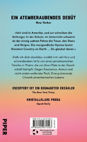 Buchcover und Innenansicht für das Buch: Falls ich dich überlebe