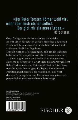 Buchcover und Innenansicht für das Buch: Götz George