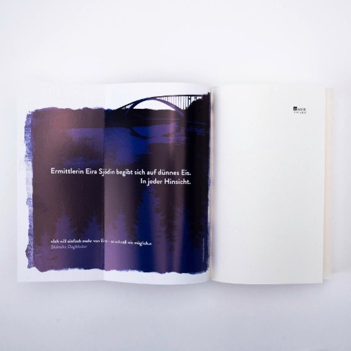 Buchcover und Innenansicht für das Buch: Djuphamn