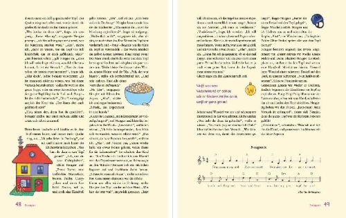 Buchcover und Innenansicht für das Buch: Komm mit ins Gefühleland