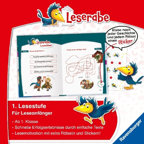Buchcover und Innenansicht für das Buch: Leserabe Sonderausgaben - Abenteuergeschichten zum Lesenlernen