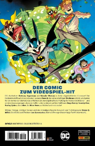 Buchcover und Innenansicht für das Buch: MultiVersus: Collision Detected 1-6