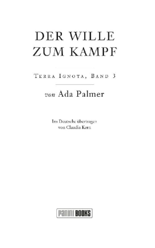 Buchcover und Innenansicht für das Buch: The Will to Battle