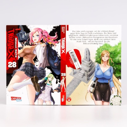 Buchcover und Innenansicht für das Buch: Triage X