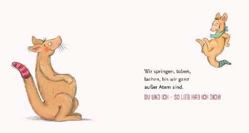 Buchcover und Innenansicht für das Buch: So lieb hab ich dich (Pappbilderbuch)