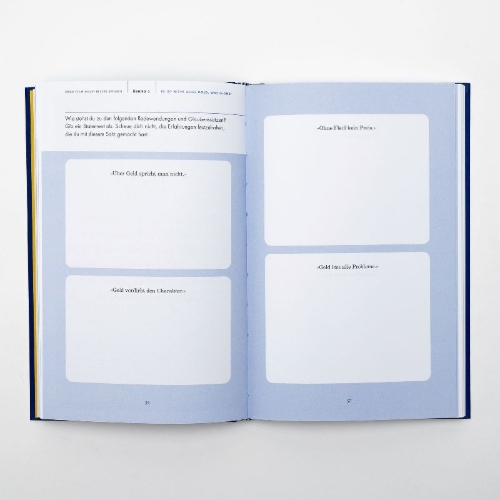 Buchcover und Innenansicht für das Buch: Das Date mit deinem Geld