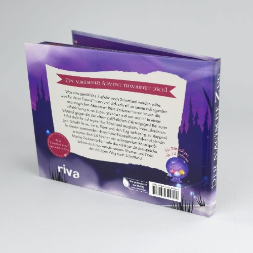 Buchcover und Innenansicht für das Buch: Der magische Zug