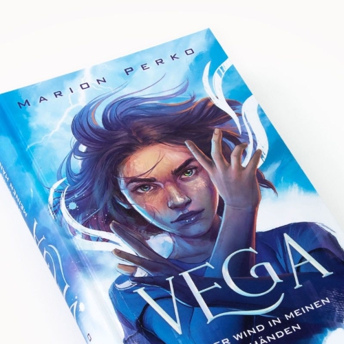 Buchcover und Innenansicht für das Buch: Vega - Der Wind in meinen Händen