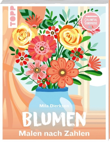 Buchcover und Innenansicht für das Buch: Colorful Surprise - Blumen