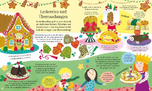 Buchcover und Innenansicht für das Buch: Weihnachten - Traditionen aus aller Welt